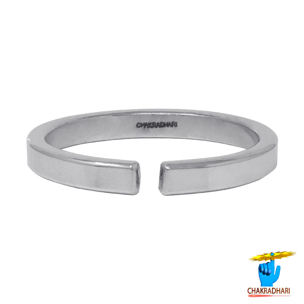 999 Zinc Flat Bangle For Male And Female-Free Size -
