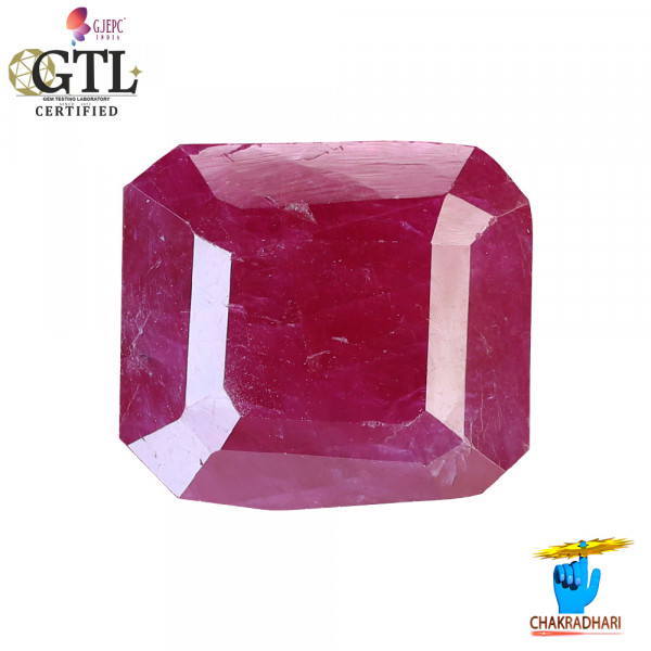 Image of 4.08 Carat Ruby Gemstone With Ring Or Pendant - माणक रत्न