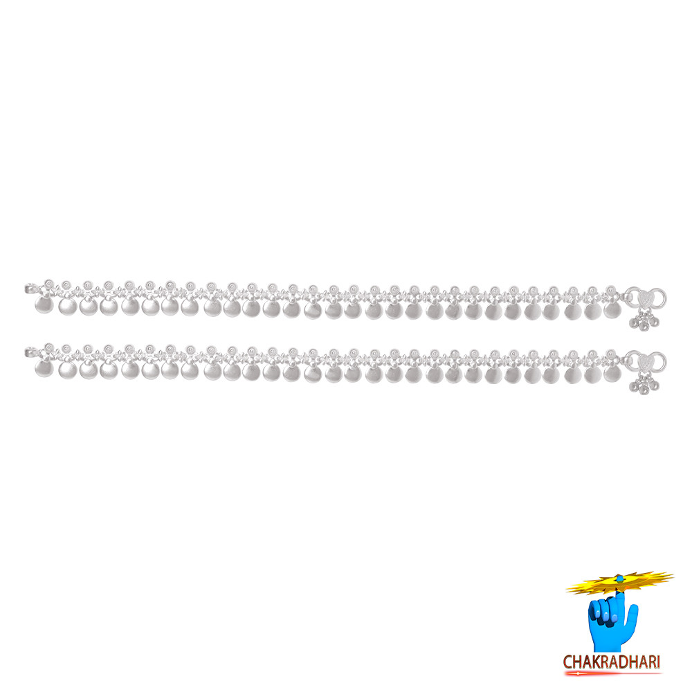 996 Silver Ghoomar Payal -