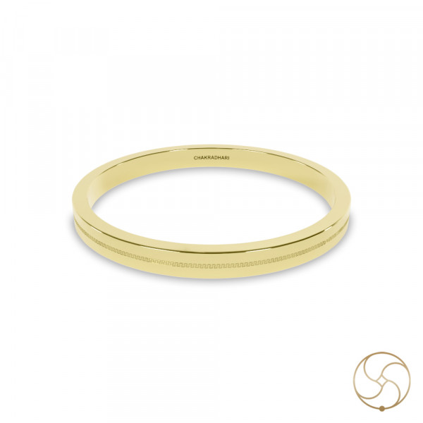 Image of Ritika Brass Ulat Satta Lathe Bangle  –  रीतिका पीतल उलट सत्ता कड़ा (35gm)