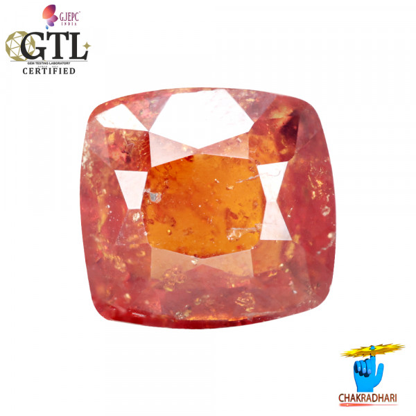 Image of 6.19 Carat Garnet Gemstone With Ring Or Pendant – गोमेद रत्न