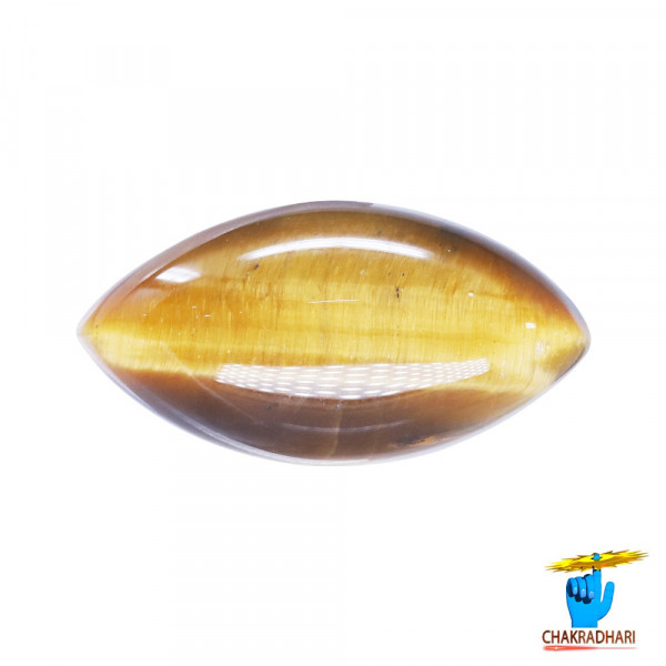 Image of 9.4 Carat Tiger Eye Gemstone With Ring or Pendant -टाइगर ऑय