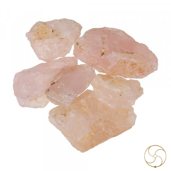 Image of Rose Quartz Rock (100gm) - गुलाबी स्फटिक चट्टान (100gm)