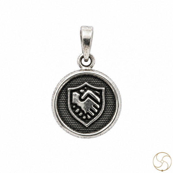 Image of 99.6% Silver Brotherhood Pendant