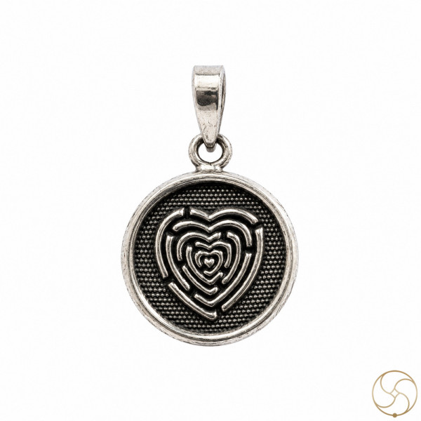 Image of 99.6% Silver Heart Pendant
