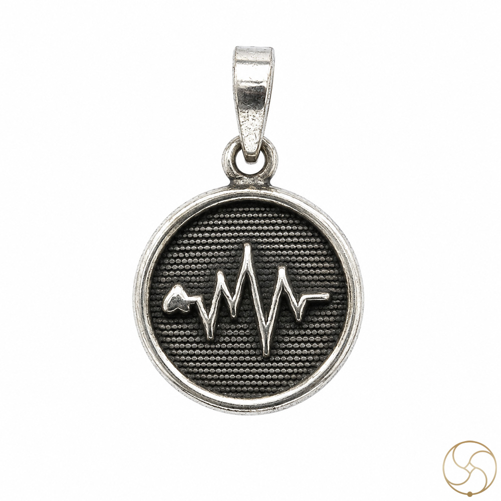 996 Silver Heatbeat Pendant