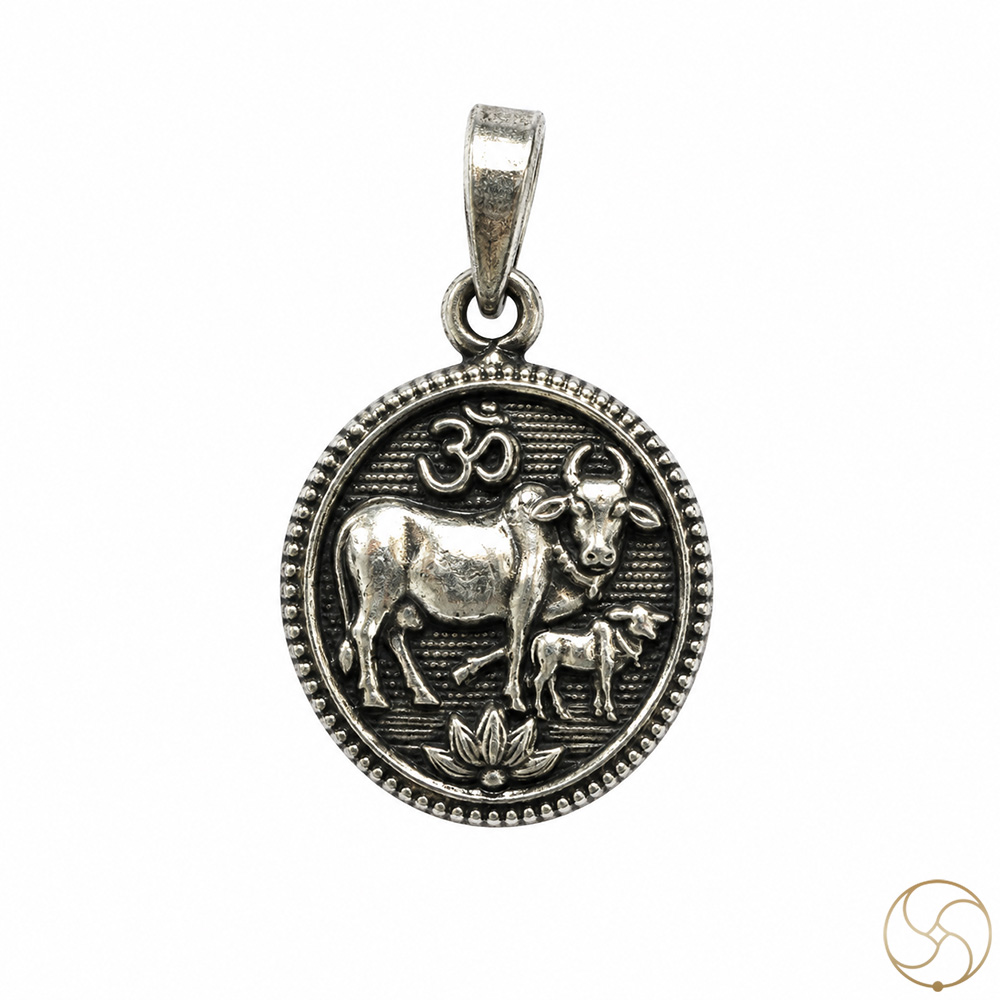996 Silver Kamadhenu Pendant