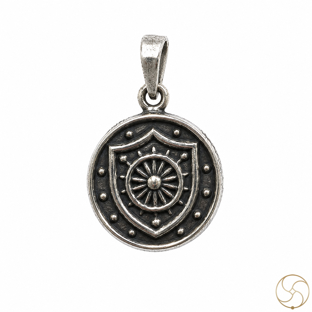 996 Silver Suraksha Kavach Pendant