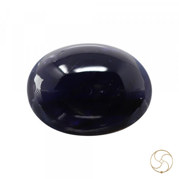 Image of 9.71 Carats Iolite Gemstone With Silver Ring Or Pendant - काका नीली रत्न