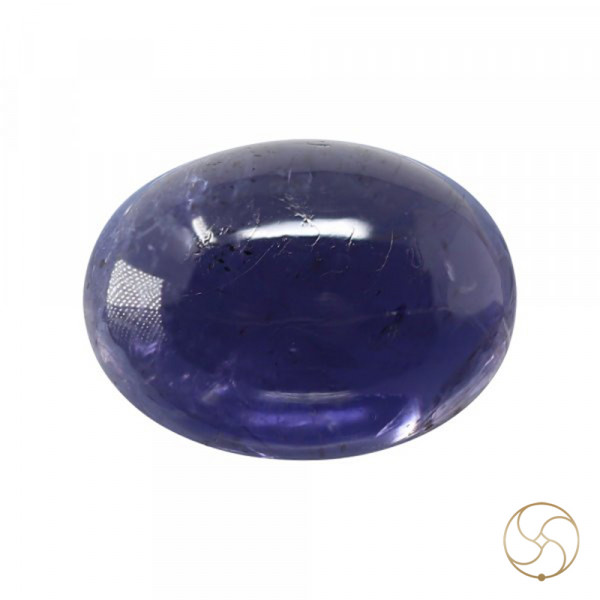 Image of 9.49 Carats Iolite Gemstone With Silver Ring Or Pendant - काका नीली रत्न