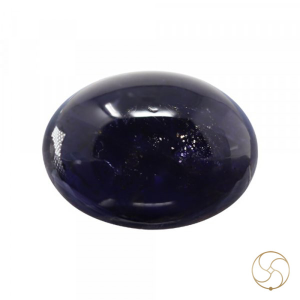 Image of 9.45 Carats Iolite Gemstone With Silver Ring Or Pendant - काका नीली रत्न