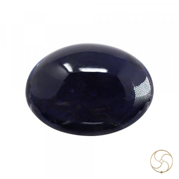 Image of 9.09 Carats Iolite Gemstone With Silver Ring Or Pendant - काका नीली रत्न