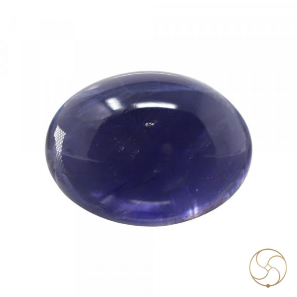Image of 8.62 Carats Iolite Gemstone With Silver Ring Or Pendant - काका नीली रत्न