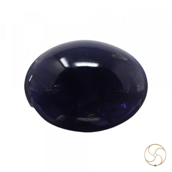 Image of 7.05 Carats Iolite Gemstone With Silver Ring Or Pendant - काका नीली रत्न