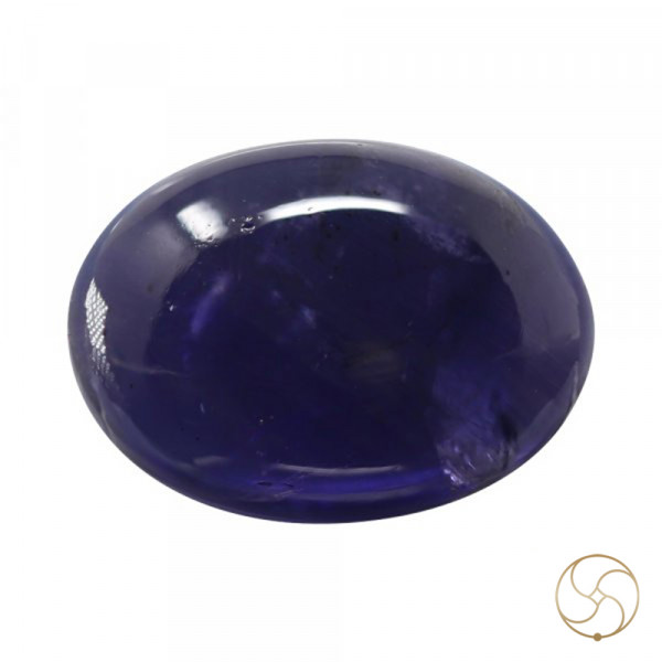 Image of 5.98 Carats Iolite Gemstone With Silver Ring Or Pendant - काका नीली रत्न