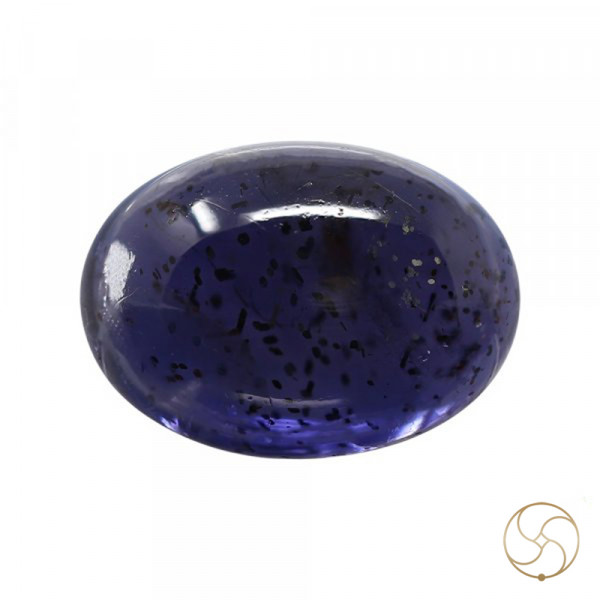 Image of 5.81 Carats Iolite Gemstone With Silver Ring Or Pendant - काका नीली रत्न