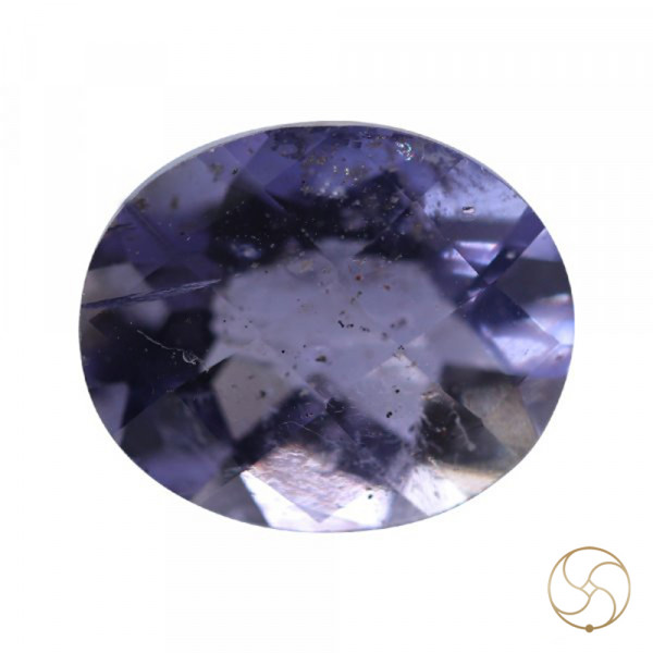 Image of 4.19 Carats Iolite Gemstone With Silver Ring Or Pendant - काका नीली रत्न