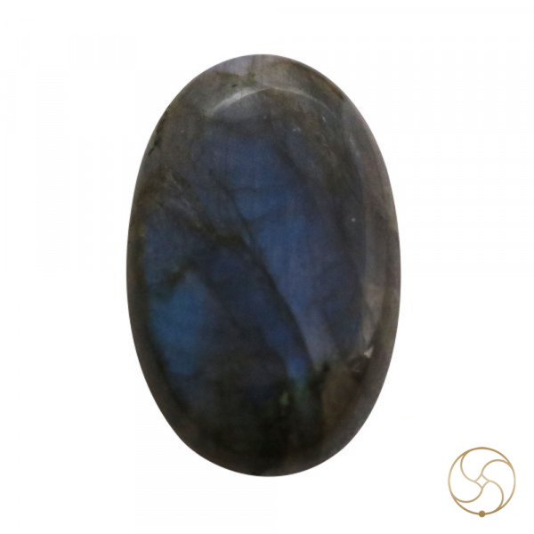 Image of 62.05 Carats Natural Labradorite Gemstone With Silver Pendant - प्राकर्तिक लैब्राडोराइट स्टोन