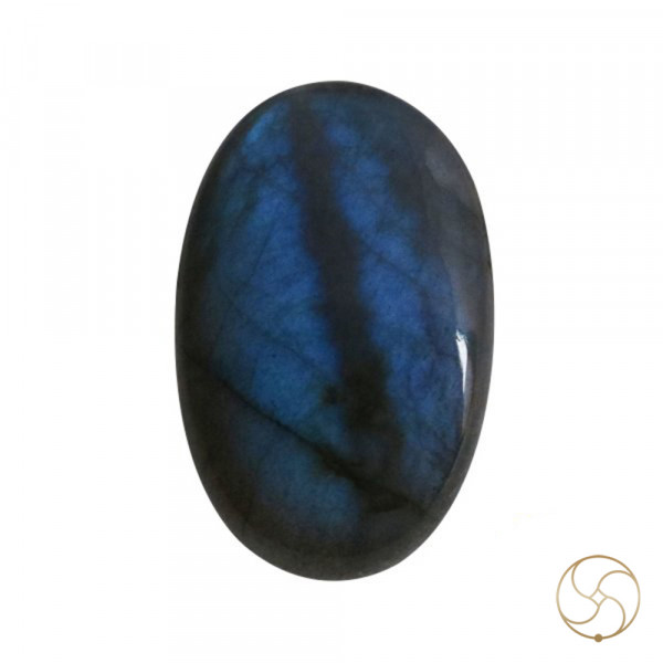 Image of 43.55 Carats Natural Labradorite Gemstone With Silver Pendant -प्राकर्तिक लैब्राडोराइट स्टोन