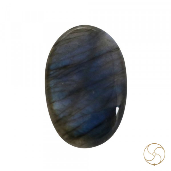 Image of 41.05 Carats Natural Labradorite Gemstone With Silver Pendant -प्राकर्तिक लैब्राडोराइट स्टोन