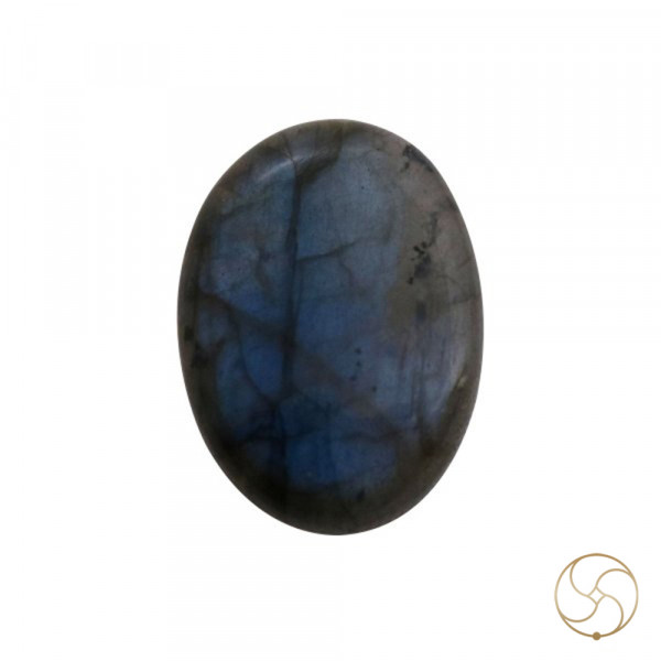 Image of 38.20 Carats Natural Labradorite Gemstone With Silver Pendant - प्राकर्तिक लैब्राडोराइट स्टोन