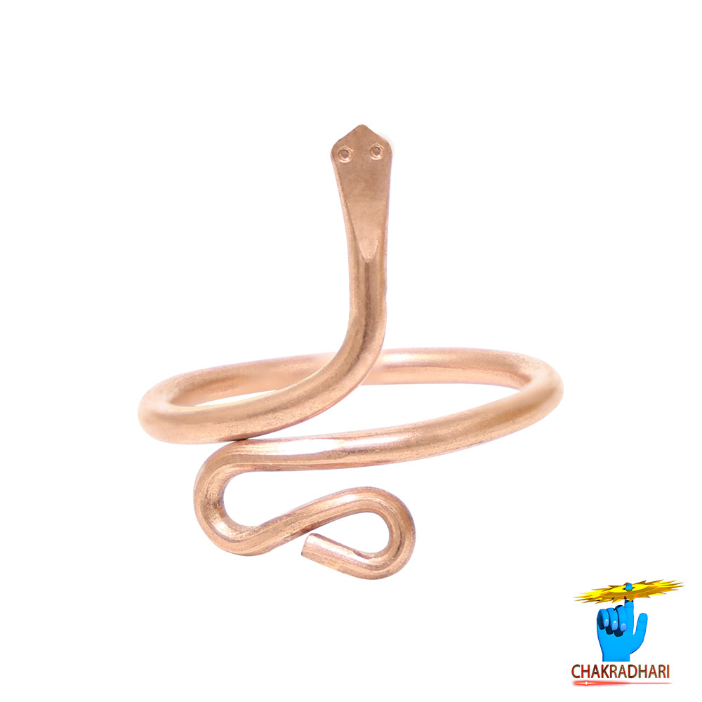 999 Nepaliya Copper Naag ring Free Size As Per Ayurveda -