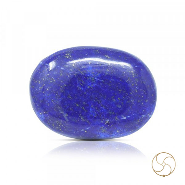 Image of 51.10 Carats Lapis Lazuli Gemstone With Silver Ring Or Pendant – लाजवर्त रत्न