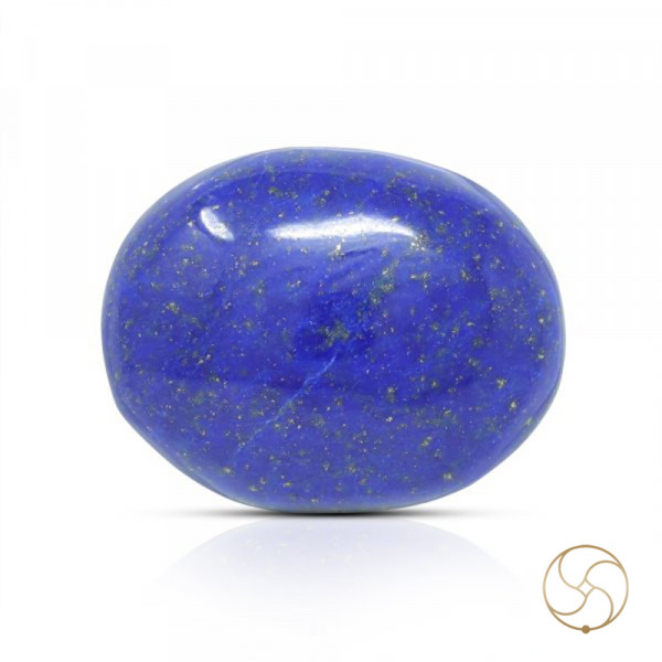 Image of 38.40 Carats Lapis Lazuli Gemstone With Silver Ring Or Pendant – लाजवर्त रत्न