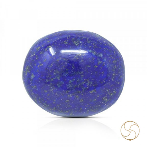 Image of 35.20 Carats Lapis Lazuli Gemstone With Silver Ring Or Pendant – लाजवर्त रत्न