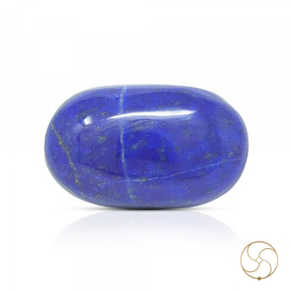 Image of 32.60 Carats Lapis Lazuli Gemstone With Silver Ring Or Pendant – लाजवर्त रत्न