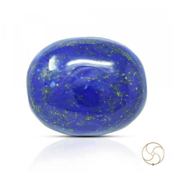 Image of 31 Carats Lapis Lazuli Gemstone With Silver Ring Or Pendant – लाजवर्त रत्न