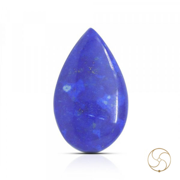 Image of 30.50 Carats Lapis Lazuli Gemstone With Silver Ring Or Pendant – लाजवर्त रत्न