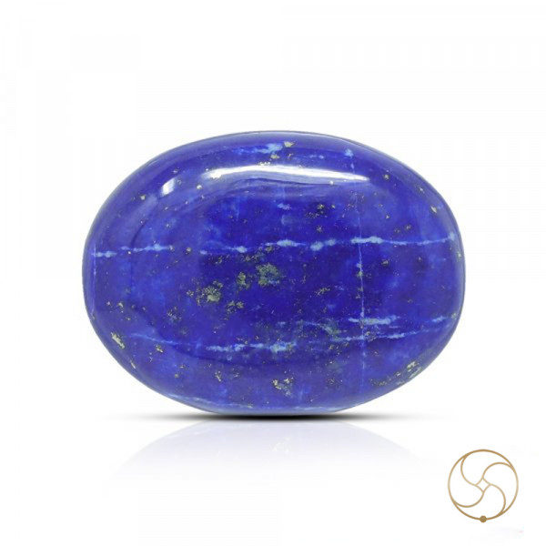 Image of 30.40 Carats Lapis Lazuli Gemstone With Silver Ring Or Pendant – लाजवर्त रत्न