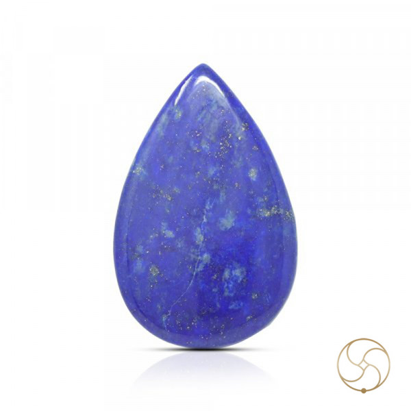 Image of 29.50 Carats Lapis Lazuli Gemstone With Silver Ring Or Pendant – लाजवर्त रत्न