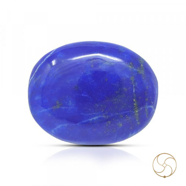 Image of 28.70 Carats Lapis Lazuli Gemstone With Silver Ring Or Pendant – लाजवर्त रत्न