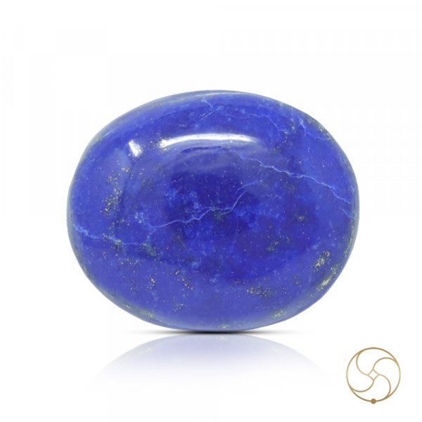 Image of 28.40 Carats Lapis Lazuli Gemstone With Silver Ring Or Pendant – लाजवर्त रत्न