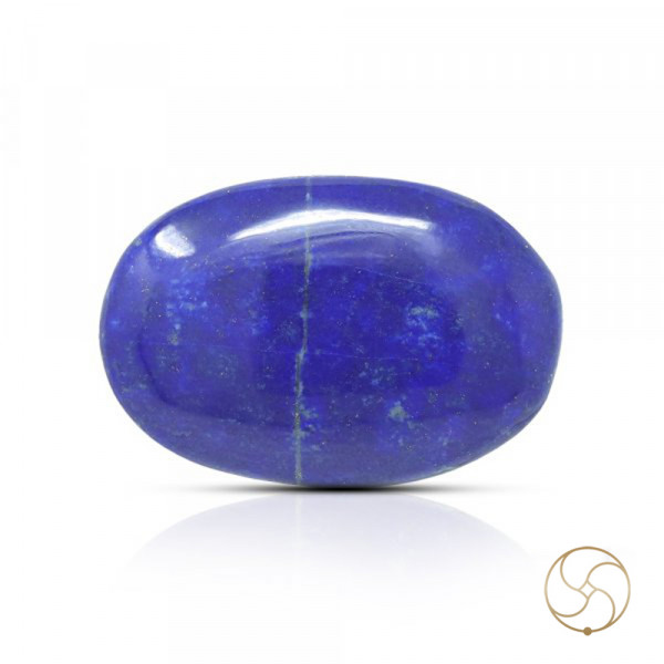 Image of 26.60 Carats Lapis Lazuli Gemstone With Silver Ring Or Pendant – लाजवर्त रत्न