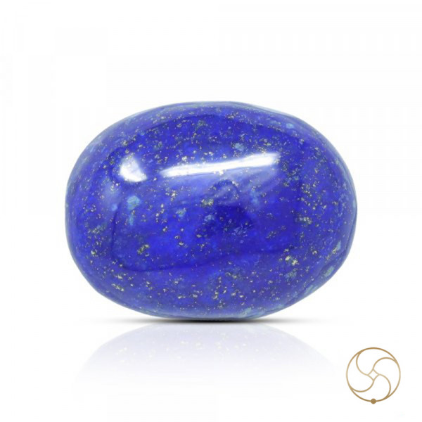Image of 26.50 Carats Lapis Lazuli Gemstone With Silver Ring Or Pendant – लाजवर्त रत्न