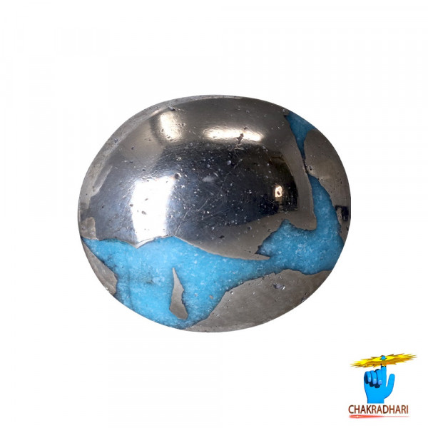 Image of 10.2 Carats Turquoise Irani Gemstone - पिरोजक, फ़िरोज़ा ईरानी रत्न