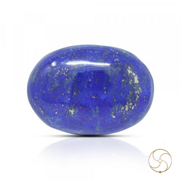Image of 25.90 Carats Lapis Lazuli Gemstone With Silver Ring Or Pendant – लाजवर्त रत्न