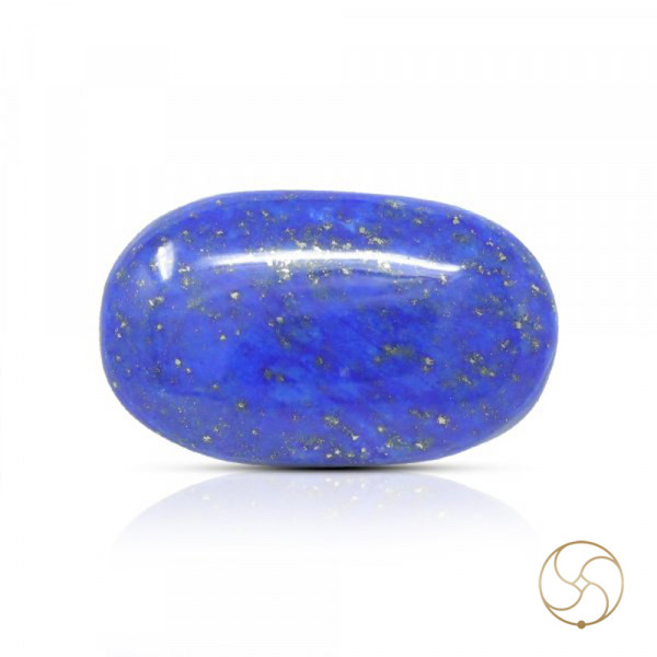 Image of 23.40 Carats Lapis Lazuli Gemstone With Silver Ring Or Pendant – लाजवर्त रत्न