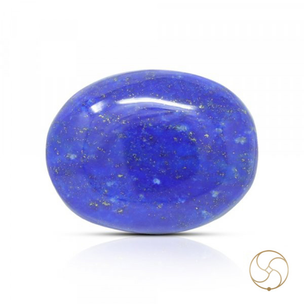 Image of 23.10 Carats Lapis Lazuli Gemstone With Silver Ring Or Pendant – लाजवर्त रत्न