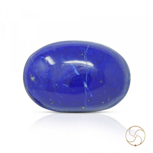 Image of 21.50 Carats Lapis Lazuli Gemstone With Silver Ring Or Pendant – लाजवर्त रत्न