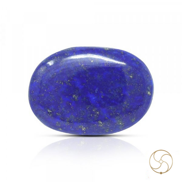Image of 20.20 Carats Lapis Lazuli Gemstone With Silver Ring Or Pendant – लाजवर्त रत्न