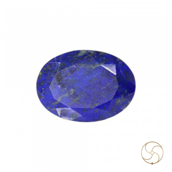 Image of 11.10 Carats Lapis Lazuli Gemstone With Silver Ring Or Pendant – लाजवर्त रत्न