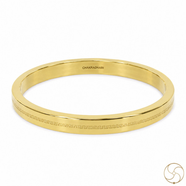 Image of Ritika Brass Ulat Satta Lathe Bangle