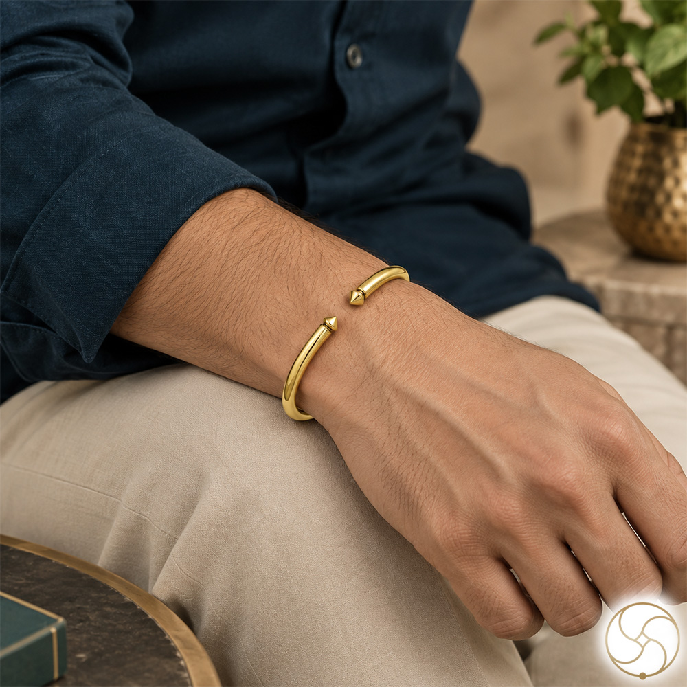 Ritika Brass Ghumti Bangle for Men