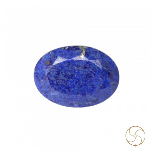 Image of 11.85 Carats Lapis Lazuli Gemstone With Silver Ring Or Pendant – लाजवर्त रत्न