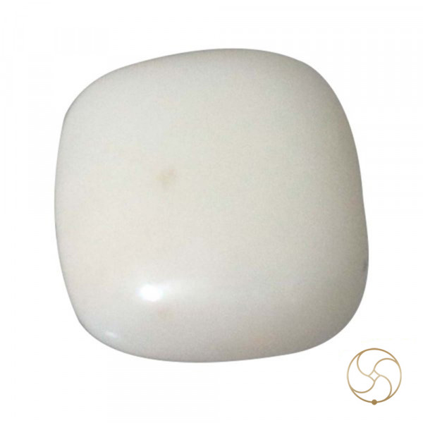 Image of 04.71 Carats White Coral With Ring Or Pendant - सफ़ेद मूंगा रत्न