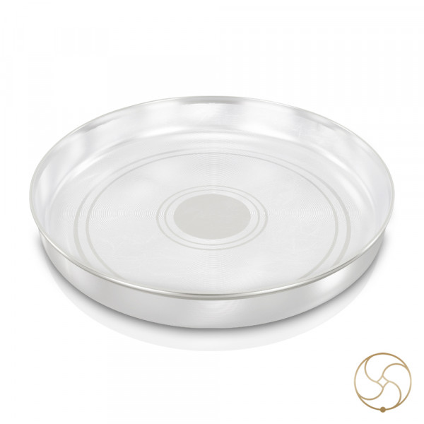 Image of 99.9% Silver Small Thali – चाँदी छोटी थाली (611gm)